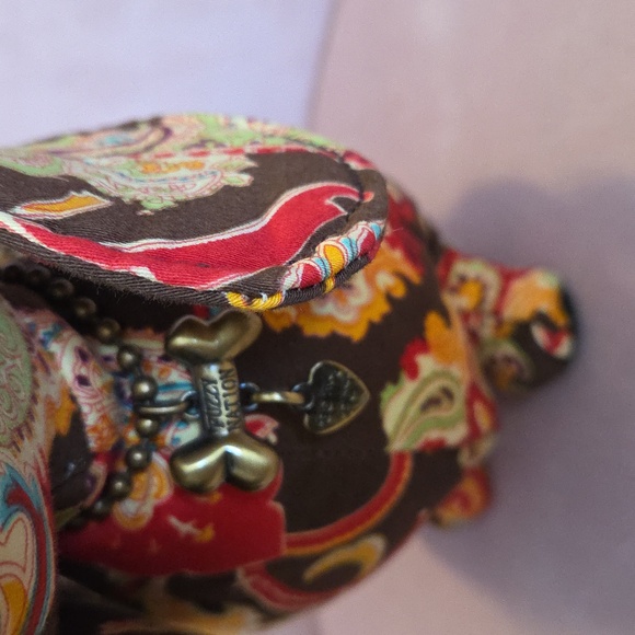 Fuzzy Nation Colorful Paisley Dog Purse - Picture 7 of 7